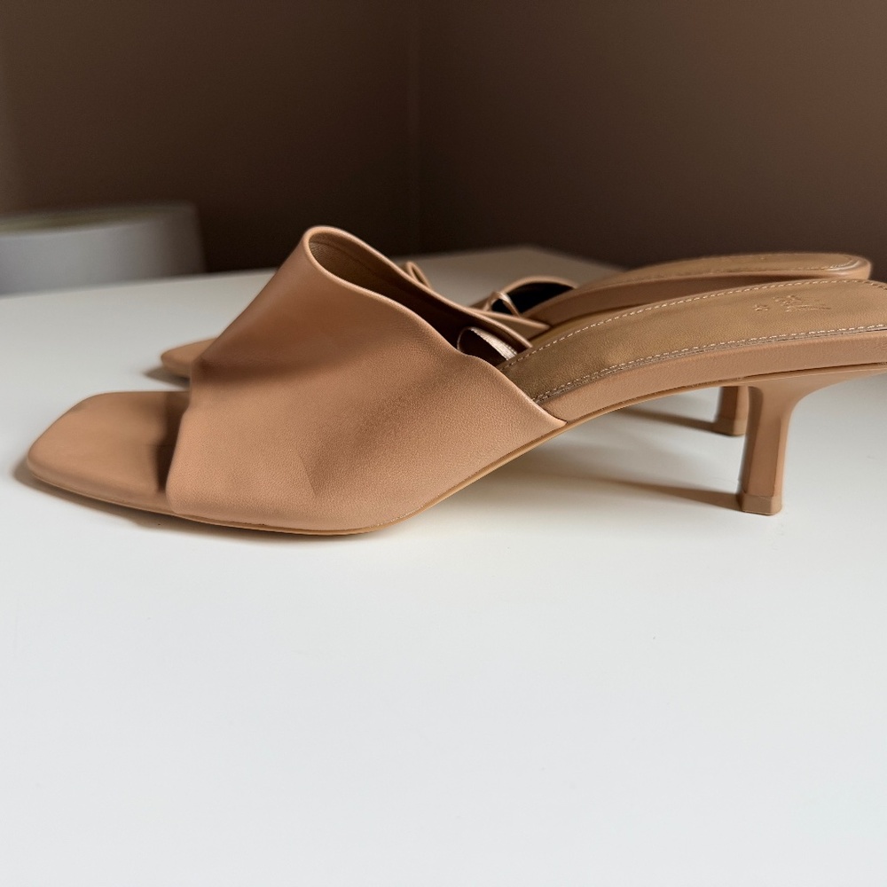 Tan Kitten Heels